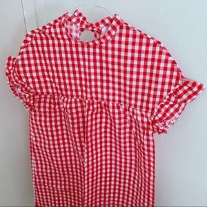 ASOS❤️ Red Gingham Dress